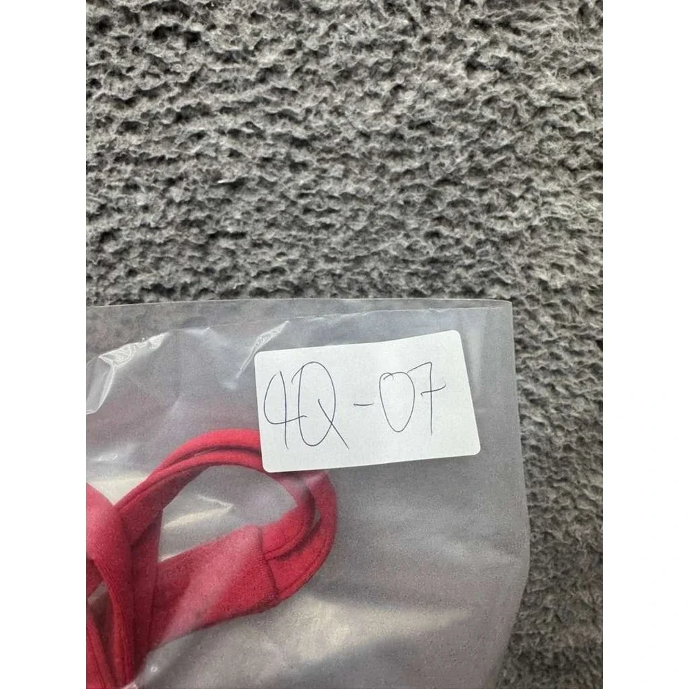 Lululemon SoulCycle Energy Longline Medium Support Bra Red Womens‎ Size 6